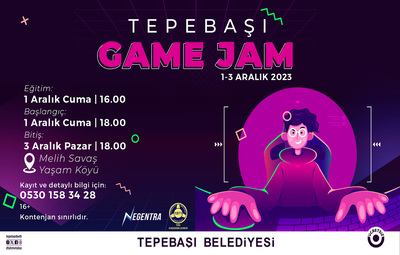 'TEPEBAŞI GAME JAM' ETKİNLİĞİ İÇİN KAYITLAR BAŞLADI