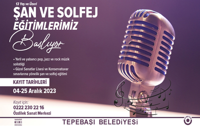 ŞAN VE SOLFEJ EĞİTİMLERİ İÇİN KAYITLAR BAŞLIYOR