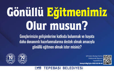GENÇLİK MERKEZLERİ GÖNÜLLÜ EĞİTMENLERİNİ ARIYOR