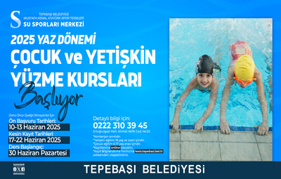 YÜZME KURSU İÇİN KAYITLAR BAŞLIYOR