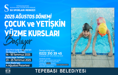 AĞUSTOS DÖNEMİ İÇİN YÜZME KURSU KAYITLARI BAŞLIYOR