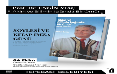 ENGİN ATAÇ KİTAPSEVERLERLE BULUŞACAK