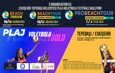 PLAJ VOLEYBOLU FESTİVALİ BAŞLIYOR