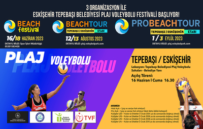 PLAJ VOLEYBOLU FESTİVALİ BAŞLIYOR