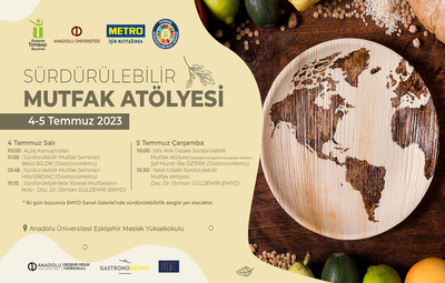 'SÜRDÜRÜLEBİLİR MUTFAK ATÖLYESİ' BAŞLIYOR