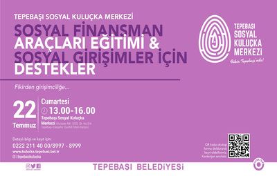 SOSYAL GİRİŞİMCİLERE DESTEKLER ANLATILACAK