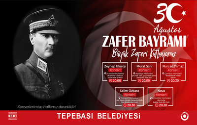 ZAFER BAYRAMI TEPEBAŞI'NDA KUTLANACAK
