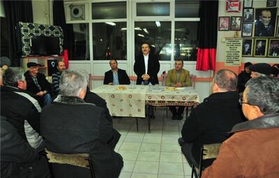 ATAÇ'TAN TAKSİ DURAKLARI VE KAHVEHANELERE ZİYARET