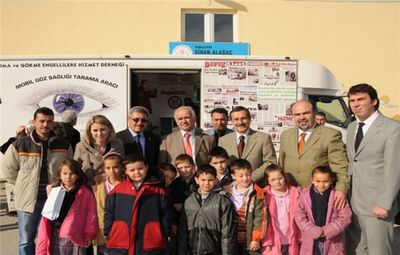 BAŞKAN ATAÇ, SİNAN ALAĞAÇ İLKÖĞRETİM OKULU’NU ZİYARET ETTİ