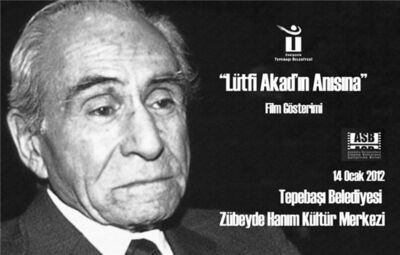 YÖNETMEN LÜTFİ AKAD ANISINA SİNEMA GÖSTERİMİ