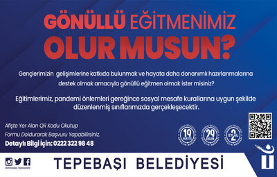 GENÇLİK MERKEZLERİ GÖNÜLLÜ EĞİTMENLERİNİ ARIYOR