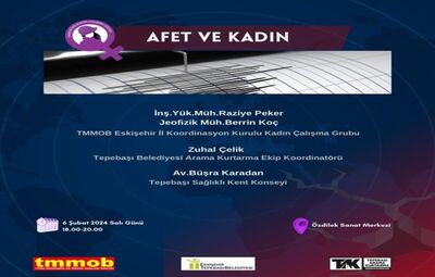 AFET VE KADIN PANELİ TEPEBAŞI'NDA