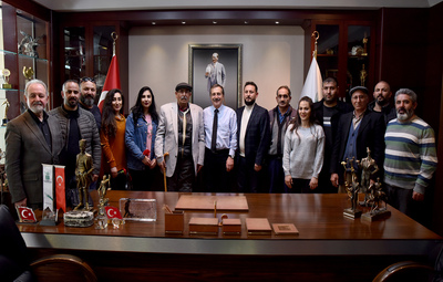 BAŞKAN ATAÇ'A ZİYARETLER DEVAM EDİYOR