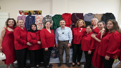 BELDE EVLERİ’NDE KADINLARIN EMEĞİ GÖZ KAMAŞTIRDI