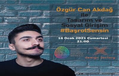 TASARIM VE SOSYAL GİRİŞİM KONUŞULACAK