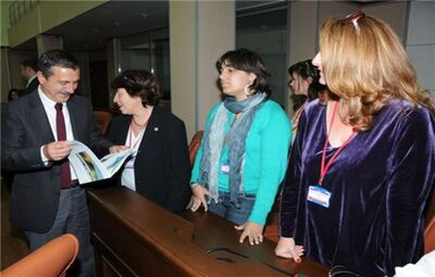 BAŞKAN ATAÇ, YABANCI ÖĞRENCİLERLE BİR ARAYA GELDİ