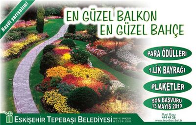 EN GÜZEL BAHÇE EN GÜZEL BALKON YARIŞMASI İÇİN SON GÜNLER