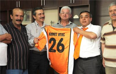 TEPEBAŞI SPOR AHMET ATAÇ'I ZİYARET ETTİ