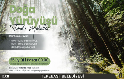 TEPEBAŞI'NDAN DOĞA YÜRÜYÜŞÜ