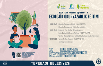 EKOLOJİK OKURYAZARLIK EĞİTİMİ VERİLECEK