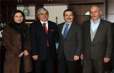 ORDU GÜRGENTEPE BELEDİYE BAŞKANI HALİS BAYKARA, BAŞKAN ATAÇ'I ZİYARET ETTİ
