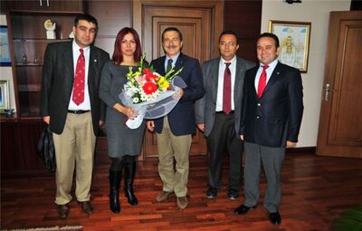 TÜMBEL – SEN BAŞKAN AHMET ATAÇ’I ZİYARET ETTİ