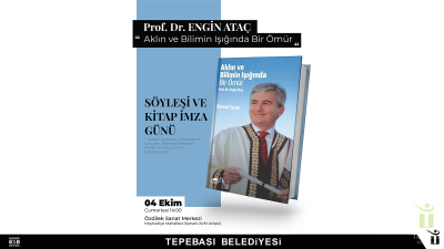 Engin Ataç Kitapseverlerle Buluşacak