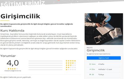 TEPEBAŞI KENT ENSTİTÜSÜ EĞİTİMLERİ SÜRÜYOR
