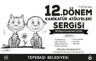 12. DÖNEM KARİKATÜR ATÖLYELERİ SERGİSİ
