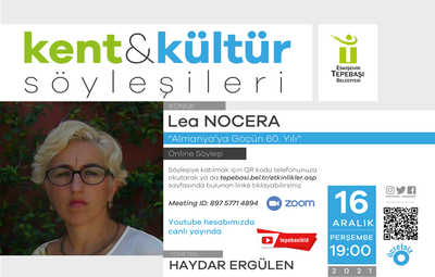 KENT & KÜLTÜR SÖYLEŞİLERİ BAŞLIYOR