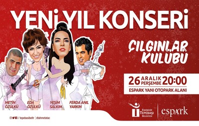 YENİ YIL COŞKUSU ÇILGINLAR KULÜBÜ İLE YAŞANACAK