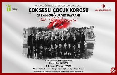 ÇOK SESLİ ÇOCUK KOROSUNDAN 100. YIL KONSERİ
