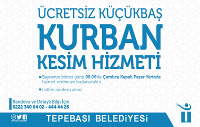 TEPEBAŞI'NDA KURBAN BAYRAMI HAZIRLIKLARI TAMAM