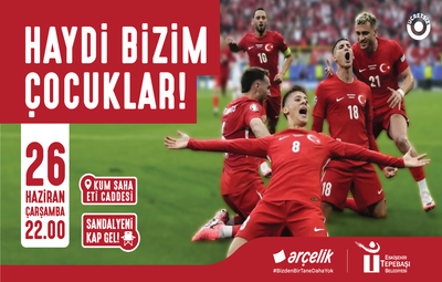 MİLLİ MAÇ KEYFİ TEPEBAŞI'NDA YAŞANACAK