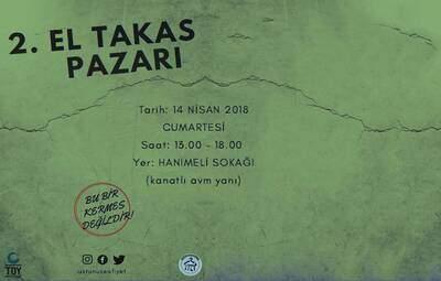 TAKAS PAZARI HANIMELİ'NDE KURULACAK