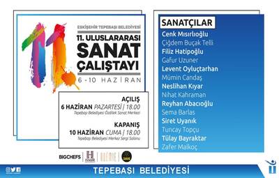 11. ULUSLARARASI SANAT ÇALIŞTAYI BAŞLIYOR