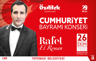 RAFET EL ROMAN ESKİŞEHİR'E GELİYOR