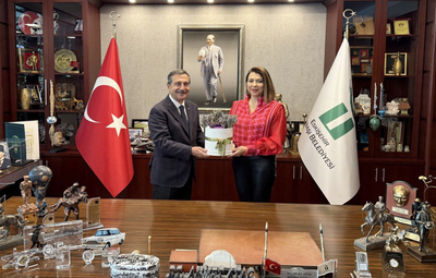 NİDA OLÇAR'DAN BAŞKAN ATAÇ'A ZİYARET