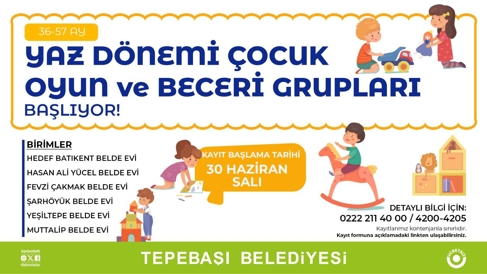 Kayıt formu için tıklayınız.